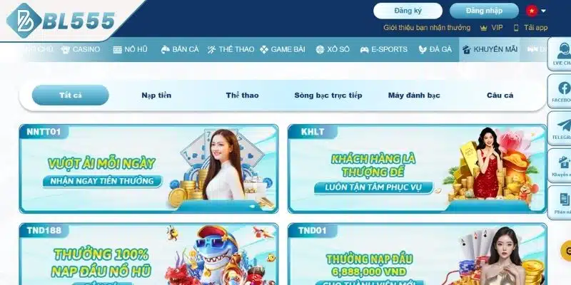 Tổng quan về các chương trình khuyến mãi BL555